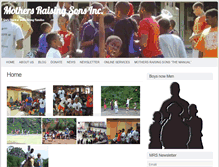 Tablet Screenshot of mothersraisingsons.org